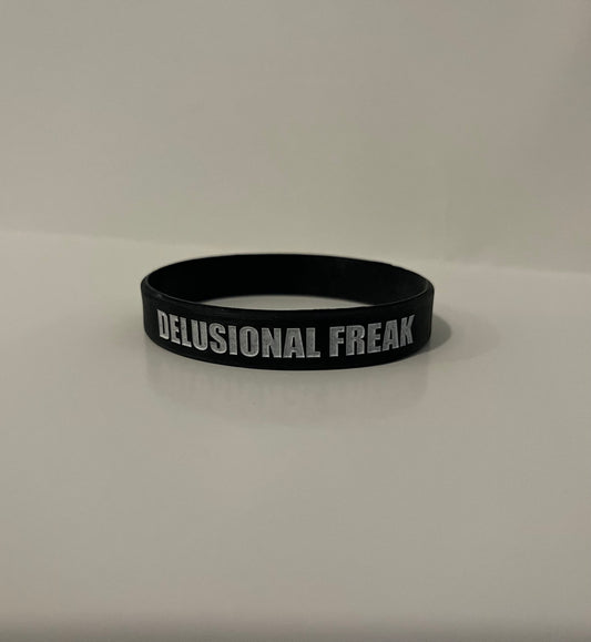 3-Pack Delusional Freak Wristband - Black/White